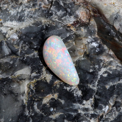 Coober Pedy White Unset Opal 2.9ct (#Opal 1004A)