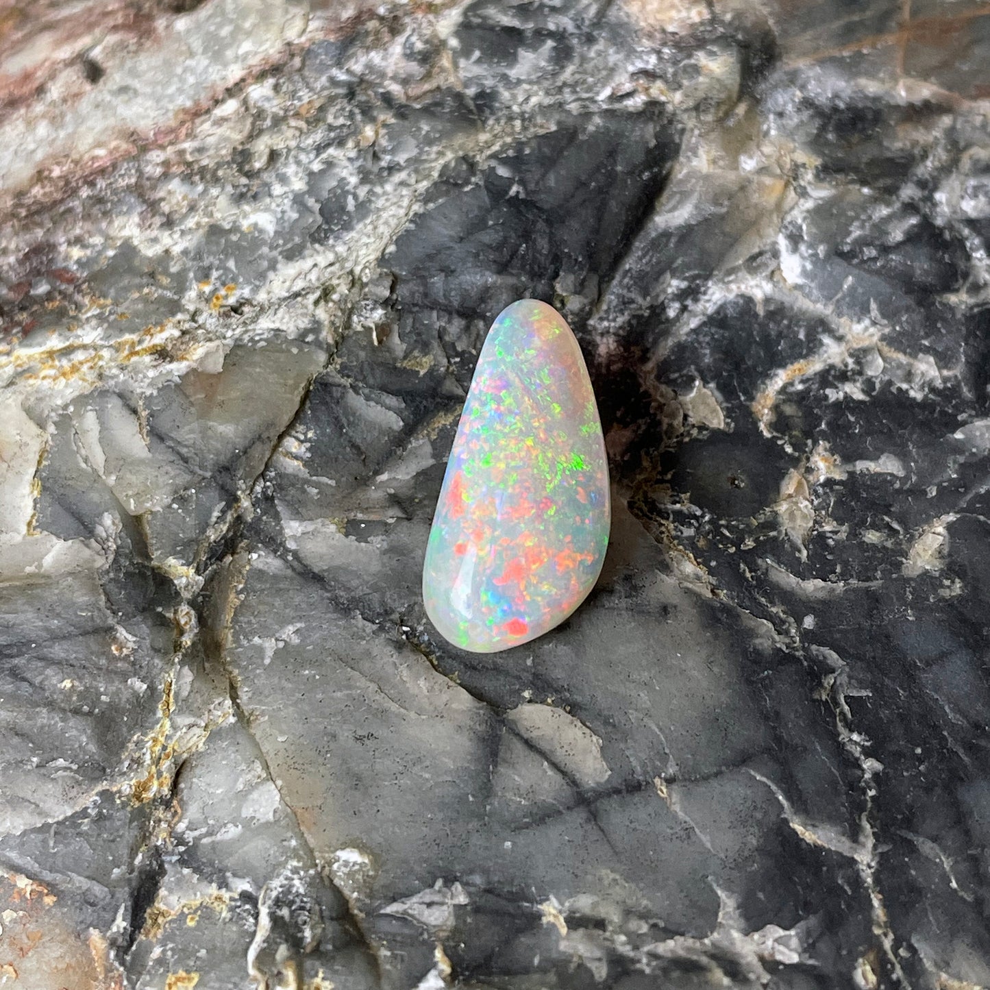 Coober Pedy White Unset Opal 2.9ct (#Opal 1004A)