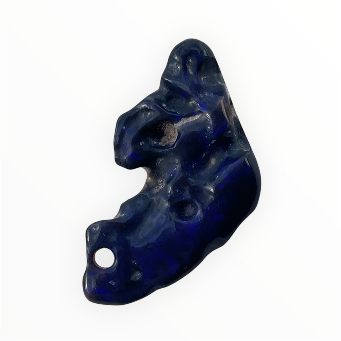 Lightning Ridge Blue & Purple Opal Carving (#2050)